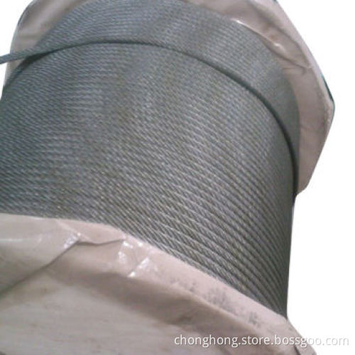 Elevator Wire Rope with Galvanized and Un-galvanized Surface, Various Types Available
